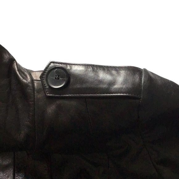 Mackage Genuine Leather Jacket, expresso brown, size S, - Picture 6 of 16